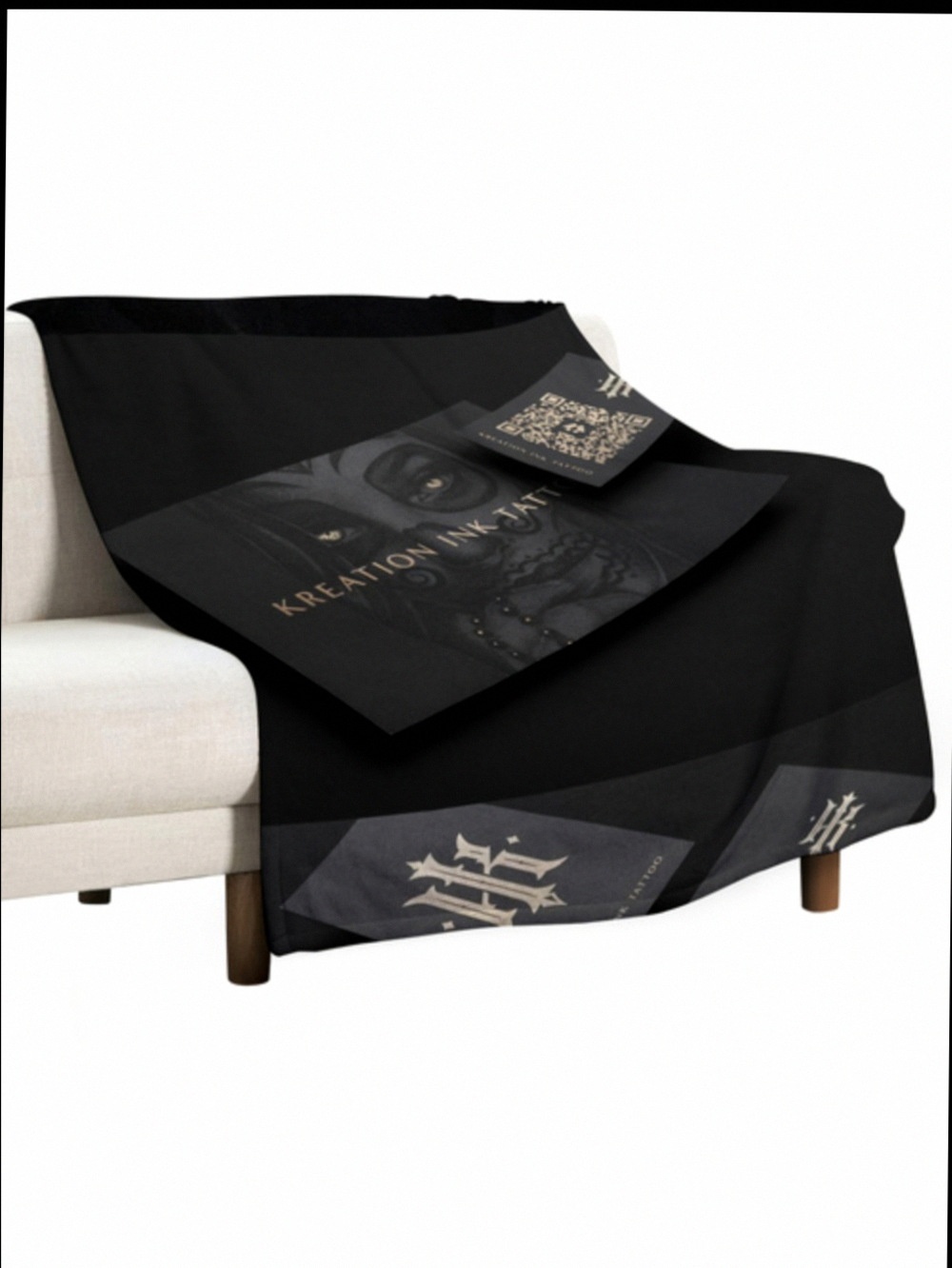 nc custom plate | item picture 1 comfortable flannel blanket with artistic design 100 po